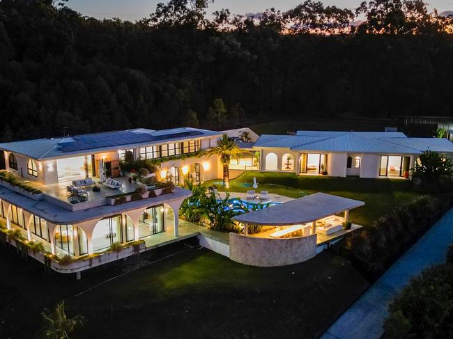 The Gold Coast hinterland home of former AFL star Lance “Buddy” Franklin and his wife Jesinta.