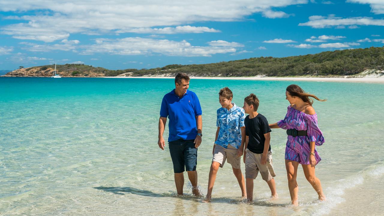 Take the family across to GKI for the day and enjoy the crystal clear water.