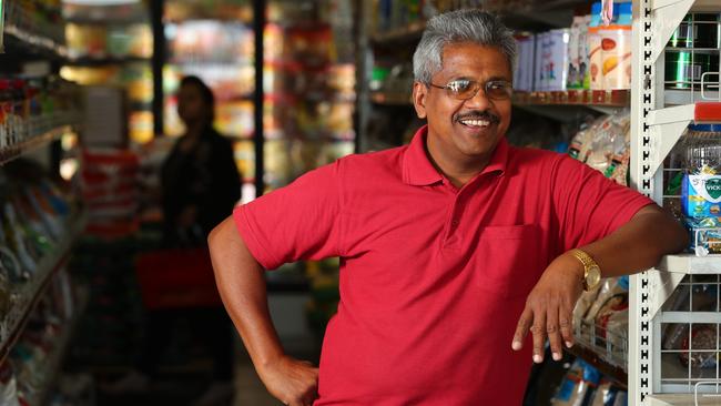 Golden India Supermarket owner Matthew Kuruvilla. Picture:: TAIT SCHMAAL.