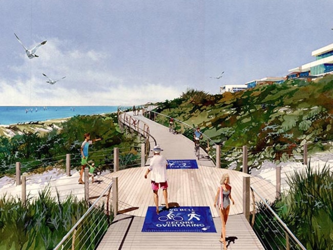 A design for the Charles Sturt Council coast path at Hallam Tce, Tennyson. Picture: Supplied