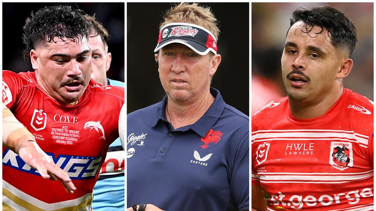 Team Tips, Round 12, ins and outs, changes, injuries, Sydney Roosters halves, Joey Manu out, Anthony Griffin, Dragons, Jayden Sullivan, Dolphins, Wayne Bennett, Valynce Te Whare