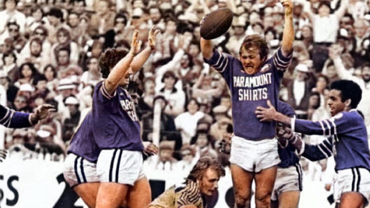 The club was home to legends like Tommy Raudonikis (centre). Photo: Newtown Jets