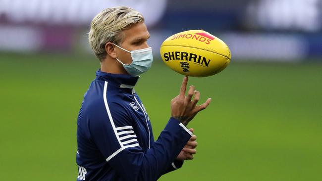 Quinton Narkle before Thursday night’s clash. Picture: Will Russell/AFL Photos