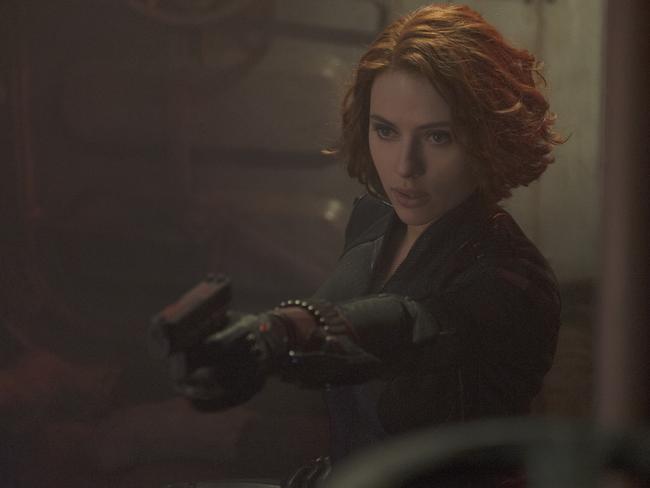 Johansson in <i>Avengers: Age Of Ultron</i>. Photo: Jay Maidment