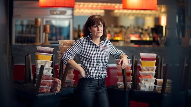 Restaurateur Kate Jones will offer takeaway to ‘keep the lights on’ in Orange, western NSW. Picture: Graham Schumann