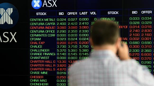 The ASX turned down on Friday afternoon, following US futures.