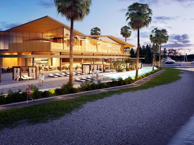 The architects also designed Trinity Point in Lake Macquarie.