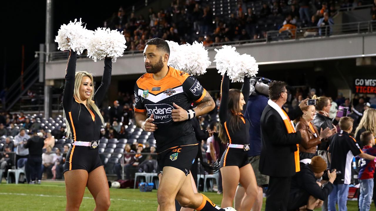 Benji Marshall and the Tigers are still alive, at least until the end of this round. (Photo by Cameron Spencer/Getty Images)