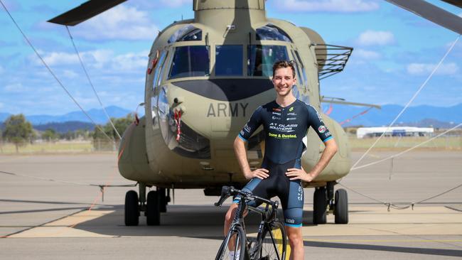 Australian representative Daniel Luke at the race.