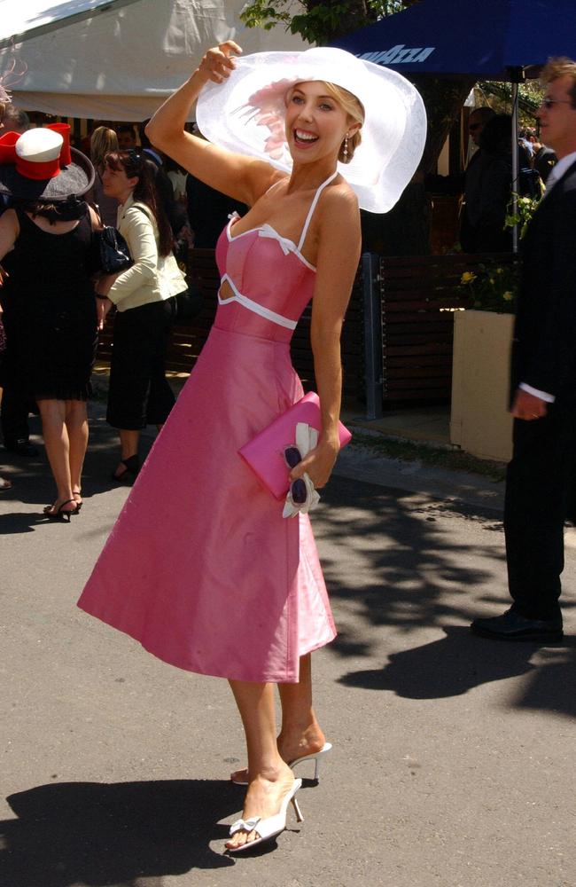 Catriona Rowntree at Derby Day 2004.