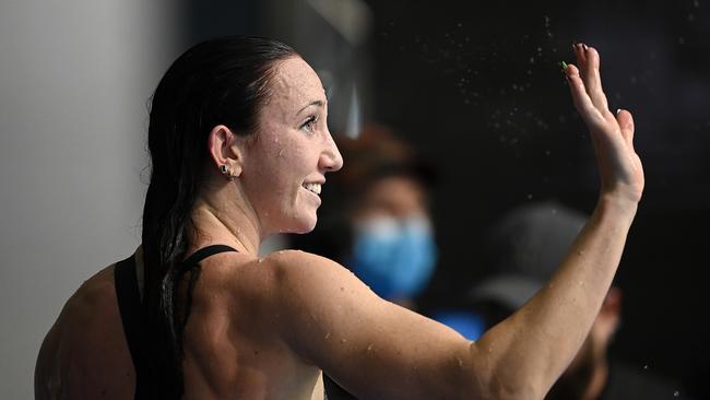 Lani Pallister of Griffith Uni Swim Club. (Photo by Quinn Rooney/Getty Images)