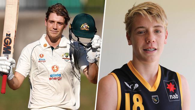 Cricket prodigy Cam Green was once a highly-rated Aussie rules key-forward