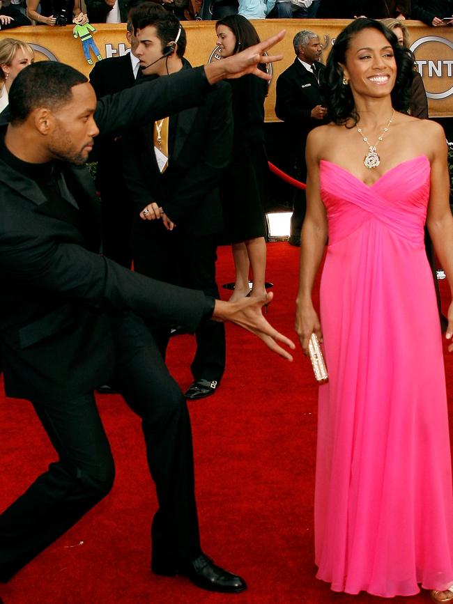 The two are known for having fun at events. Picture: Vince Bucci/Getty Images