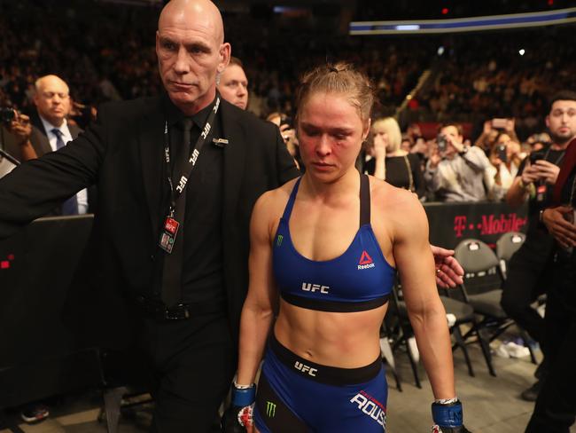 UFC women’s bantamweight champion Ronda Rousey. Picture: Getty Images