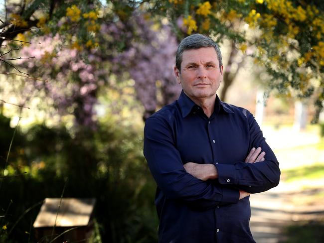 Journalist Chris Uhlmann at home in Canberra.Picture: Kym Smith