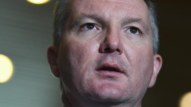 Opposition Treasury spokesman Chris Bowen was last night due to recommend a tax-cut position to shadow cabinet. Picture: AAP