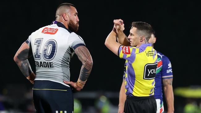 Asofa-Solomona has been put on report multiple times in 2022. Picture: NRL photos