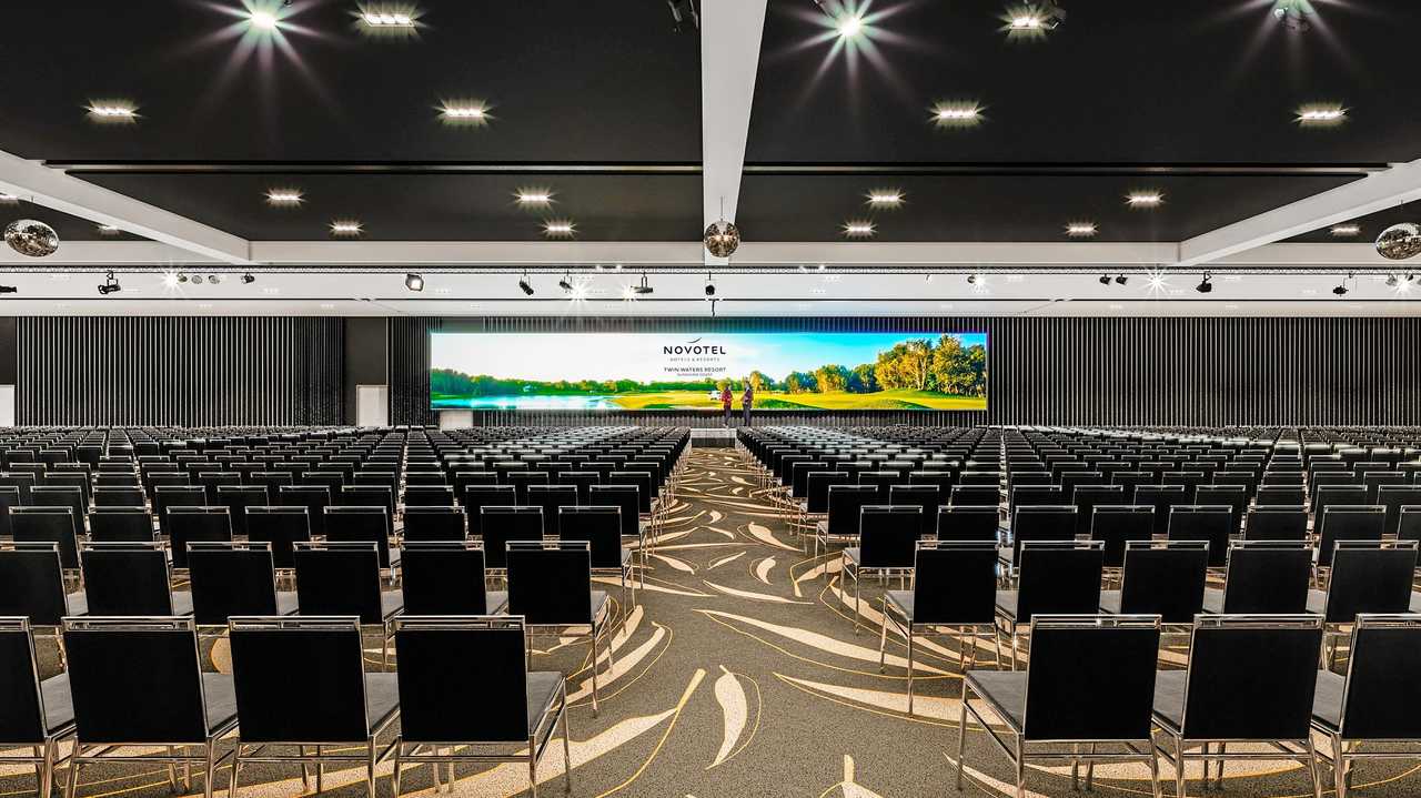 An $8 million purpose-built convention centre for the Sunshine Coast is coming to the Novotel Twin Waters Resort before Easter, 2019.