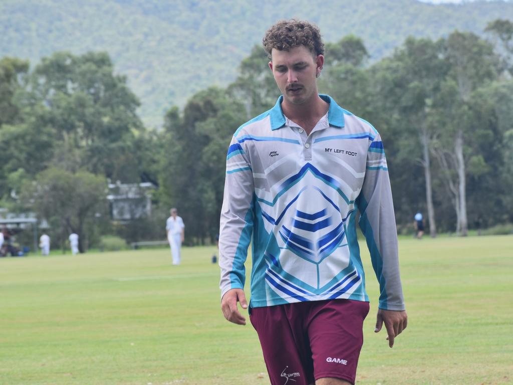 My Left Foot player Nicholas Crouch at Rockhampton Cricketâ€™s Country Carnival on January 25, 2025.