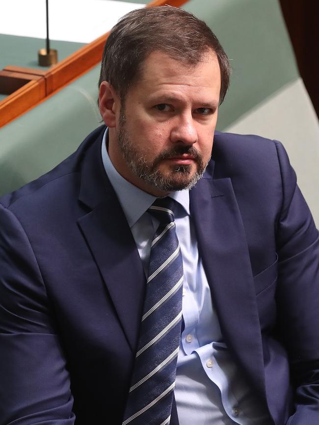 Ed Husic in the House of Representatives at Parliament House in Canberra. Picture: Kym Smith