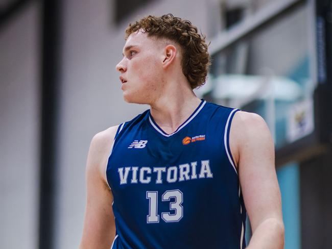 Victoria's Austin Rapp during the Under-20 Nationals boys gold medal match. Picture: Taylor Earnshaw