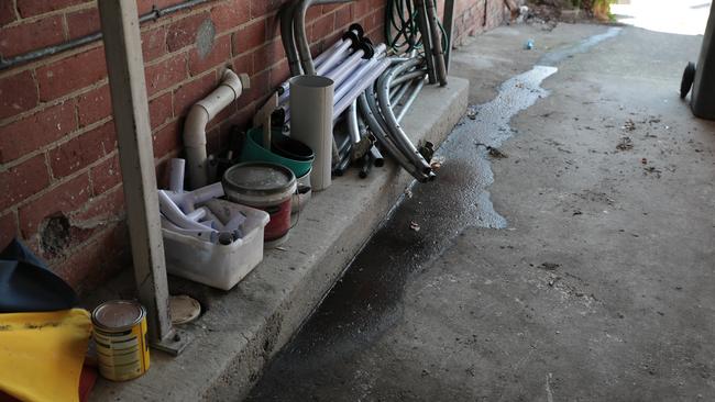 Toilet trouble: The Patterson house in Lenah Valley.