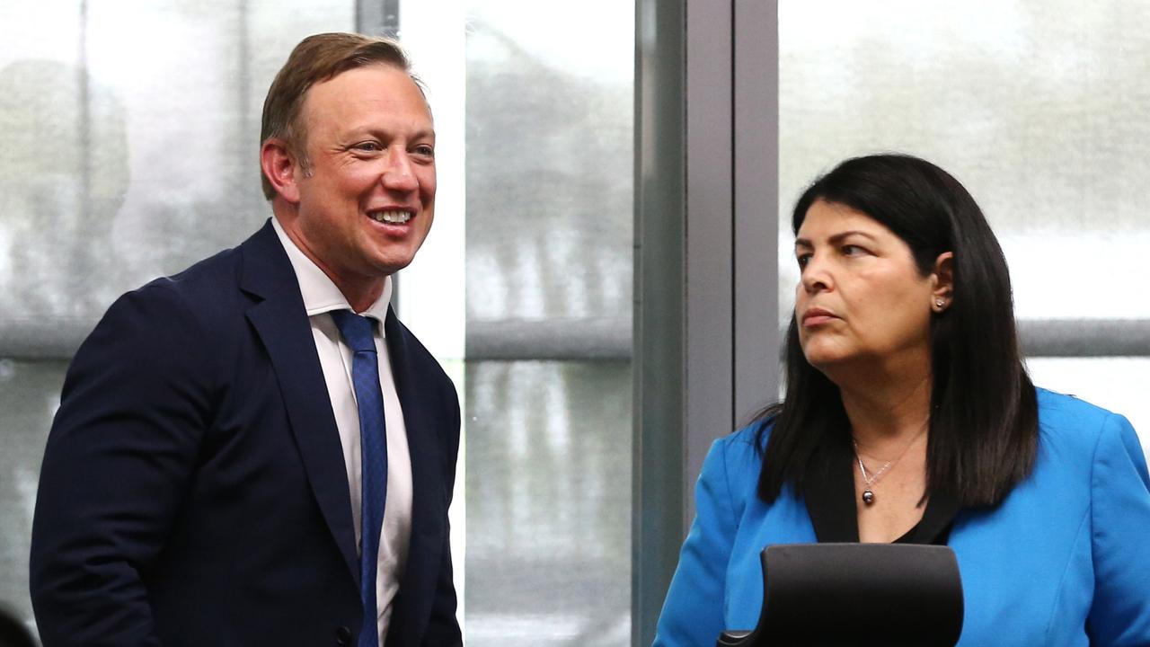 Premier Steven Miles and new State Development Minister Grace Grace. Picture: NCA NewsWire/David Clark