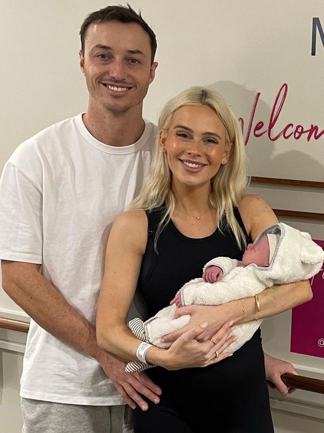 DJ Tigerlily, husband Scott Lawson and Lando.