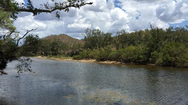 Urannah Creek, site of the proposed Urannah Dam, west of Mackay.