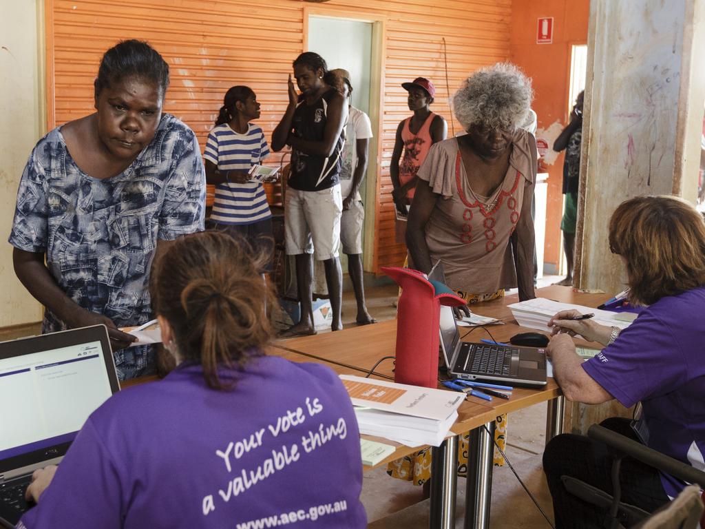 At the 2016 federal election, just 52 per cent of Australia’s Indigenous population made it to polling booths.