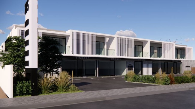 A two-storey development has been proposed for Grange Rd, Findon, with a retail and 12 apartments, plus basement carpark.