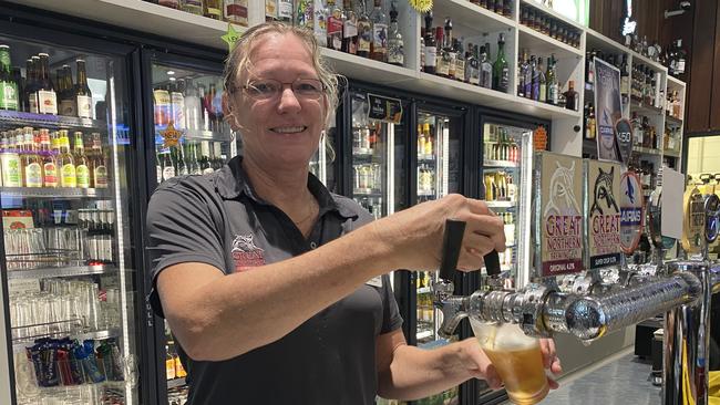 Mission Beach Tavern owner Jeanette Lamb. Picture: Arun Singh Mann