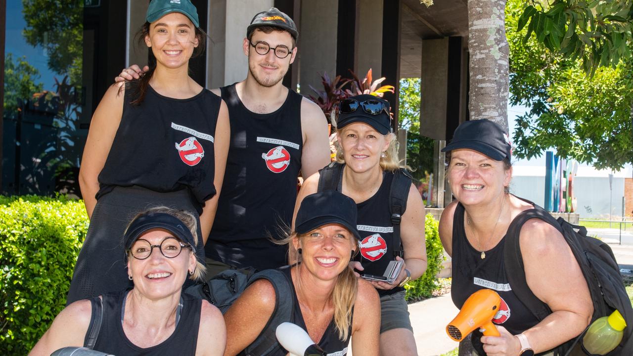 Lynn Treis, Renae Johansen, Jade Young, Bill Hill, Donna Hill and Naomi Rowler at CSI Mackay CBD.Picture: Michaela Harlow