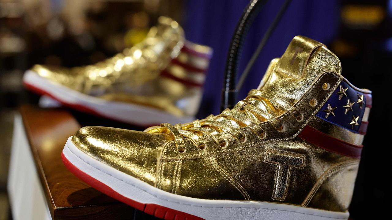 Donald Trump’s golden 399 shoes sell out immediately The Courier Mail