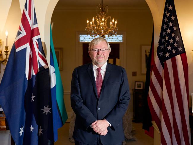 Kevin Rudd’s days in Washington are surely numbered. Picture: Noah Willman