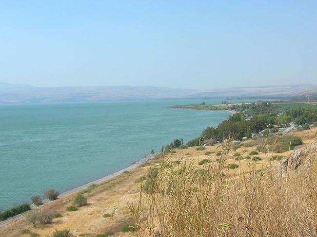 The structure, weighing almost 60,000 tonnes, was found in the Sea of Galilee. Picture: Wikimedia Commons