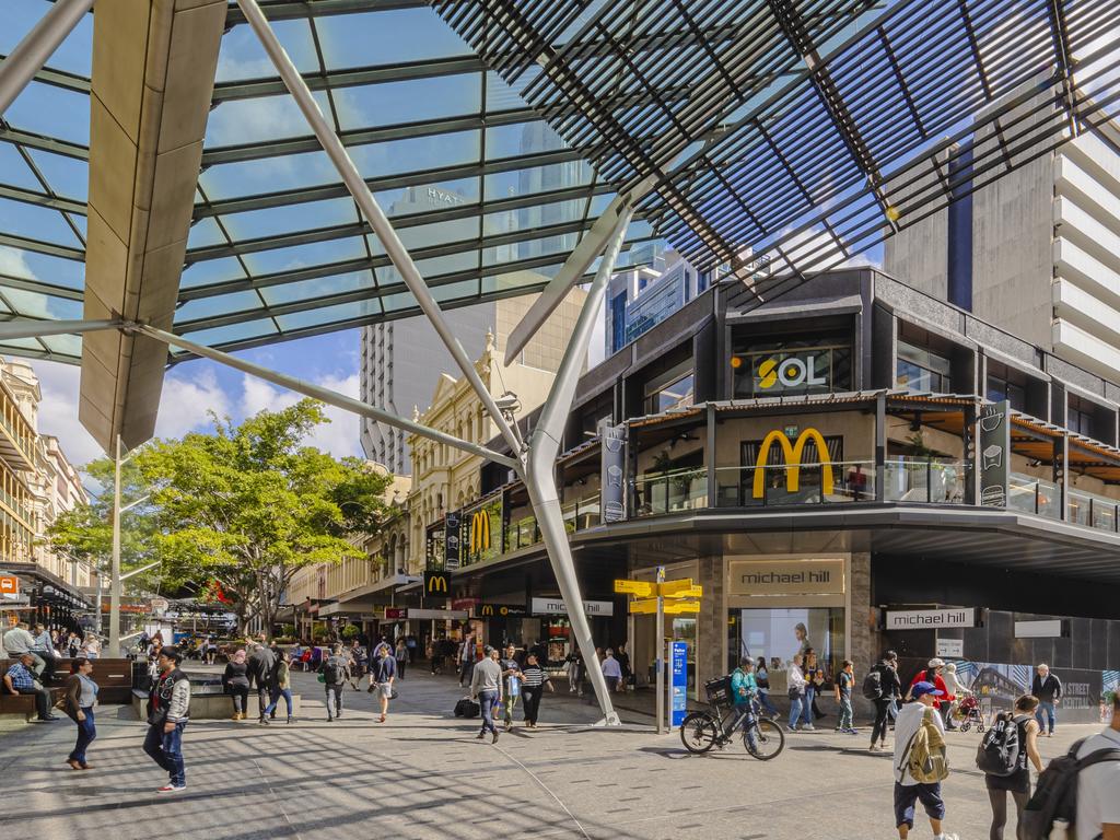 The southern hemisphere’s biggest McDonald’s now occupies the former site of Jo-Jo’s in the Queen Street Mall.