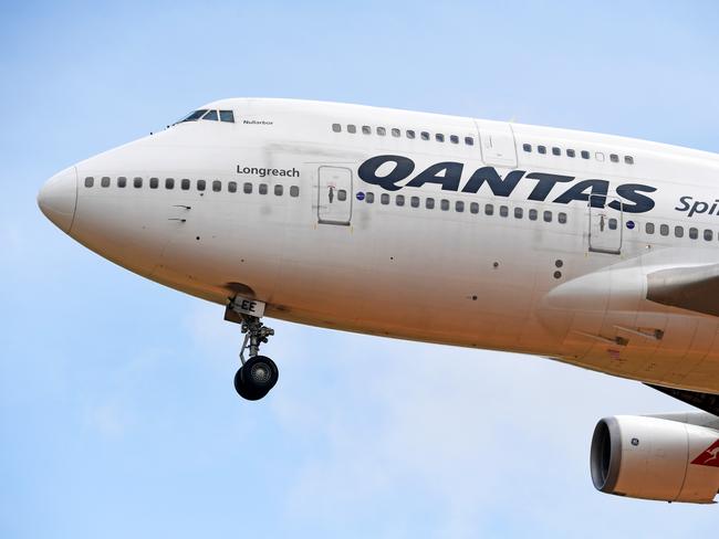 Evacuees from Wuhan Province in China arrive in Darwin aboard Qantas 747.Picture: Che Chorley