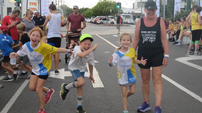 Breanna Windsor, Andrew Windsor, Alice Windsor and Brenda Windsor had a ball while competing in last years Mackay Airport Twilight City Run