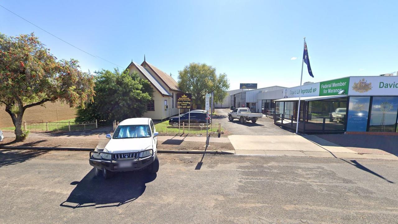 Street view of the old church on 65 Arthur St, Roma. Picture: Google Maps.