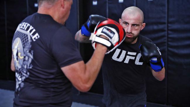 Alex Volkanovski is primed for his showdown against Chan Sung Jung at UFC 273. Picture: Sam Ruttyn