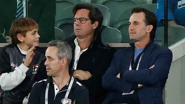 Gillon McLachlan will remain in the top job until the end of the season. Picture: Getty Images