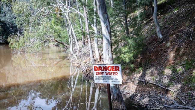 Horsnell Conservation Park Dam, used by White Rock Quarry. Picture: Tom Huntley