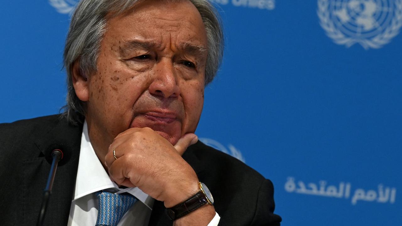 UN Secretary-General António Guterres. Picture: Arun Sankar/AFP