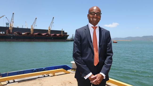 Jeyakumar Janakaraj at the Port of Townsville. Picture: Tara Croser