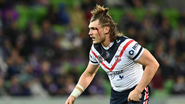 The Roosters only narrowly avoided an unwanted record, scoring late to avoid their first scoreless game in five years. Picture: Getty Images.