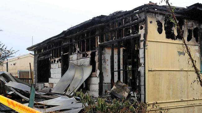 DESTROYED: At least five people have lost everything after their home caught on fire this morning in East Ballina. Picture: Aisling Brennan