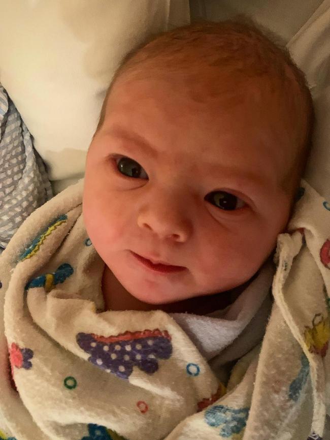 Matt Golinski's new daughter Tillie Rose Golinski. Picture: Facebook