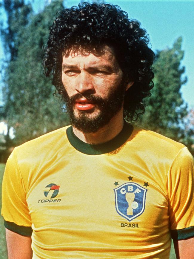 Midfielder Socrates was a leader in a Brazilian squad dripping with talent.