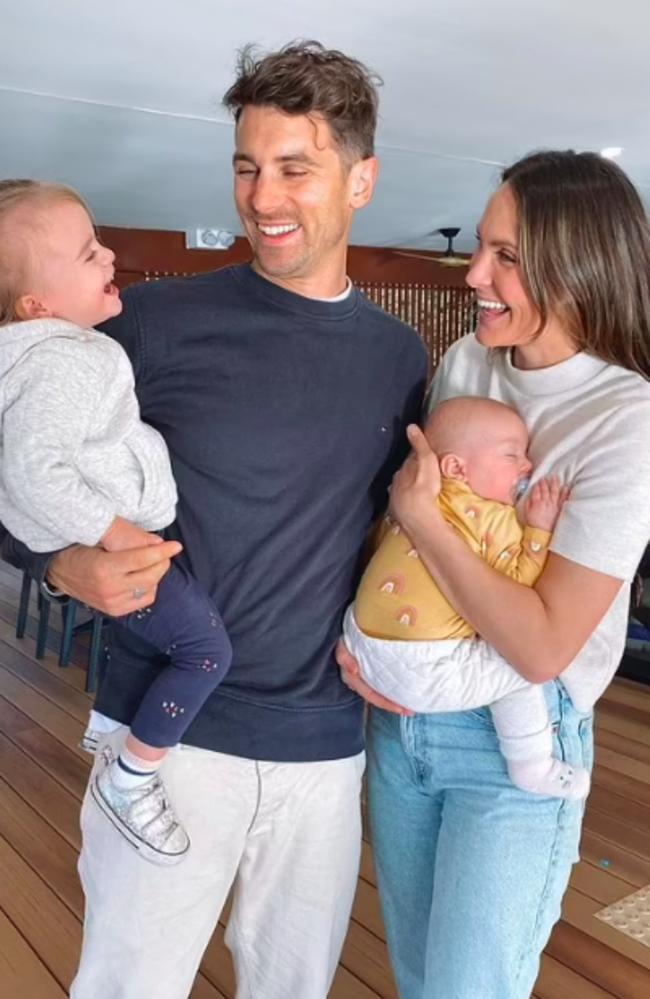 Since meeting on The Bachelor in 2017, they’ve also welcomed two daughters, Marlie-Mae and Lola. Picture: Instagram